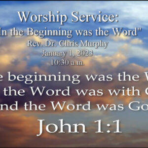 “In the Beginning was the Word”