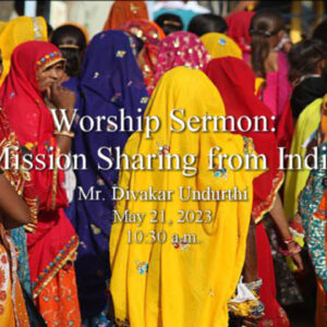 “Mission Sharing from India”