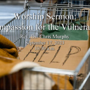 “Compassion for the Vulnerable”