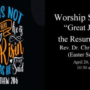 “Great Joy in the Resurrection”