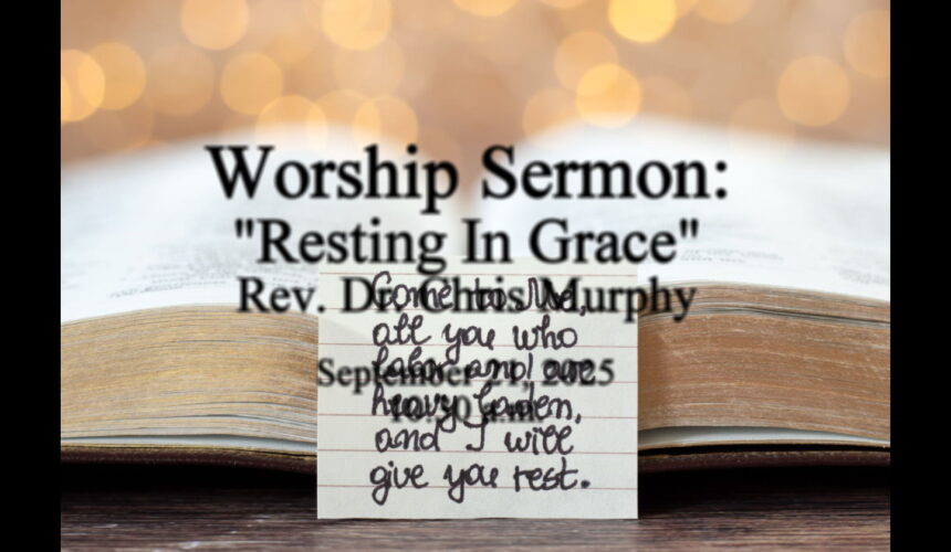 “Resting in Grace”