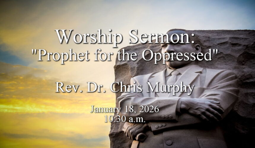 “Prophet for the Oppressed”