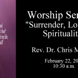 “Surrender, Love and Spirituality”