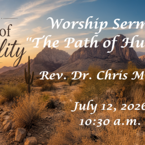 “The Path of Humility” “The Path of Humility”