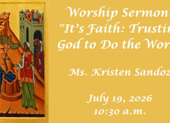 “It’s Faith: Trusting God to Do the Work” “It’s Faith: Trusting God to Do the Work”