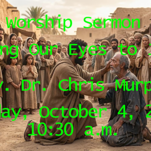 “Opening Our Eyes to Jesus” “Opening Our Eyes to Jesus”